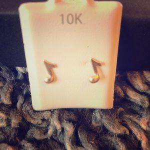 10k Music Earrings